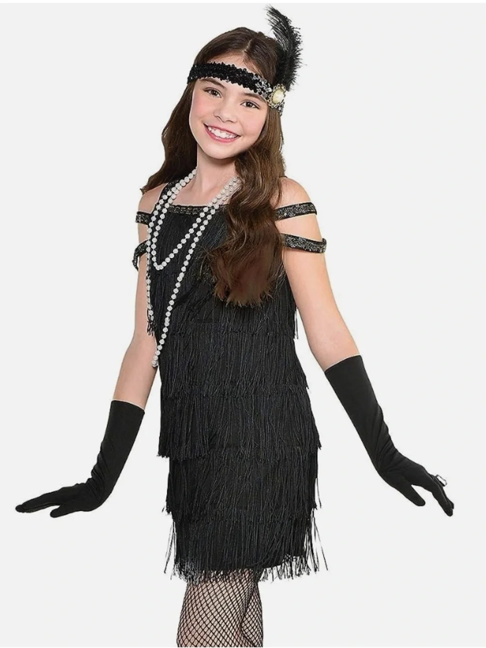 Roaring 20s Flapper Girl Costume Dress